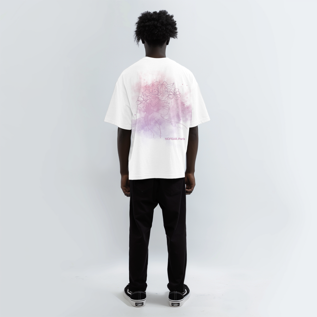 NOFEAR. PARIS ART OVERSIZED TEE