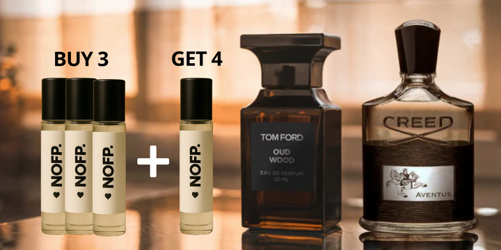 BUY 3 GET 4 – 4 × 10 ML OF YOUR FAVORITE SCENTS